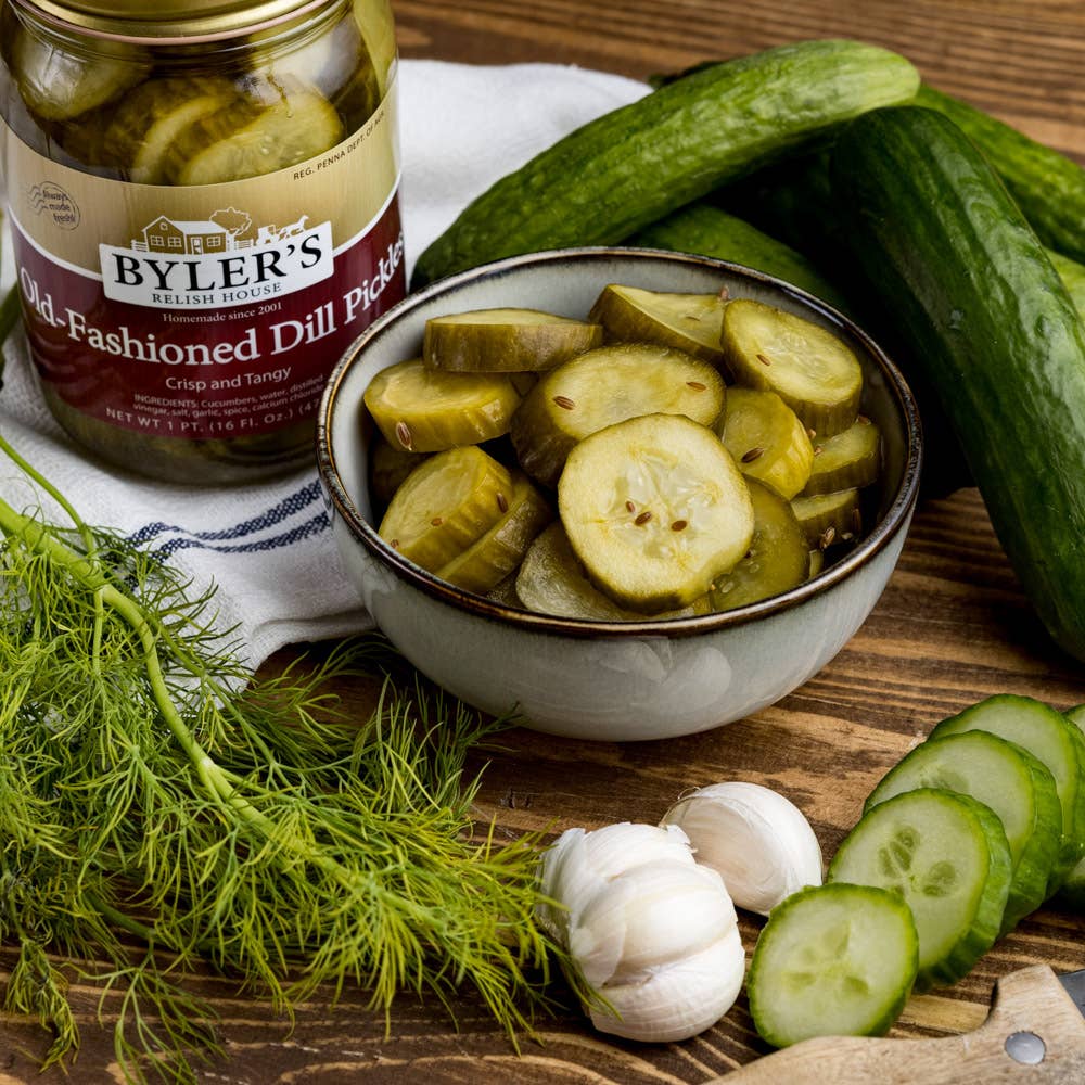 Byler Canning Co. - Wholesale Pickled Vegetables - Byler's Old-Fashioned Dill Pickles, 16 oz3