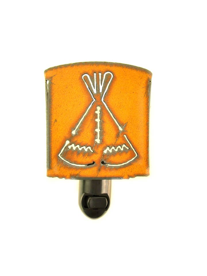 Teepee Native Classic Night Light for wholesale by Universal Ironworks USA