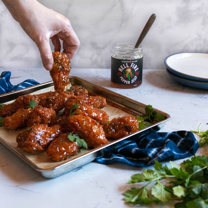 JENKINS JELLIES - Wholesale Jam/Jelly - 5 Lbs Hell Fire Pepper Jelly (Food Service, no Retail)3