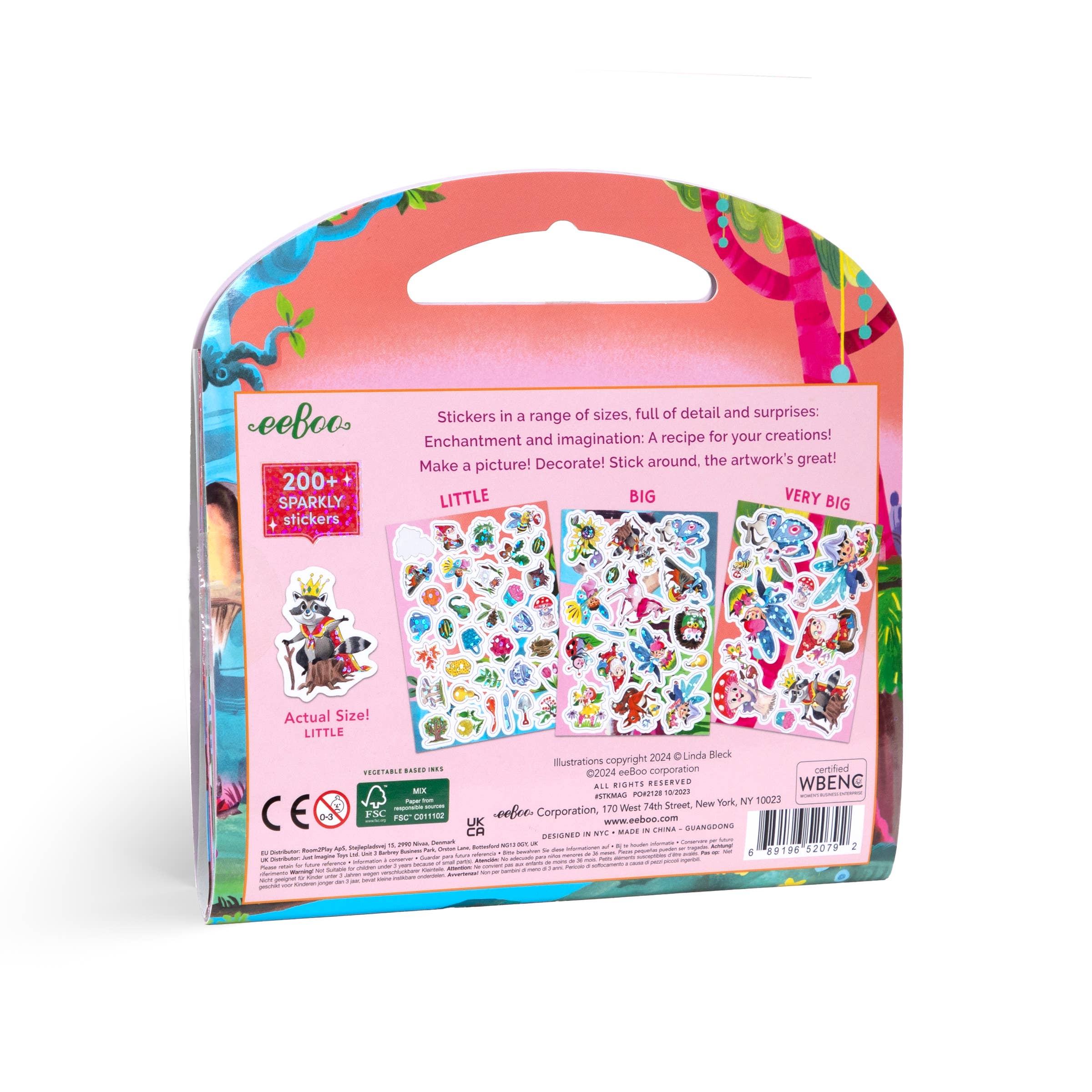 eeBoo - Wholesale Sticker - Kids & Baby - Magical Creatures Shiny Sticker Book1