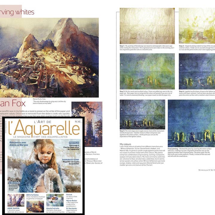 Ryan Fox Fine Art - Wholesale Art Print - Vancouver skyline at sunset.  Vancouver watercolor wall art colorful print fine art print Vancouver skyline art print painting giclee Canada8