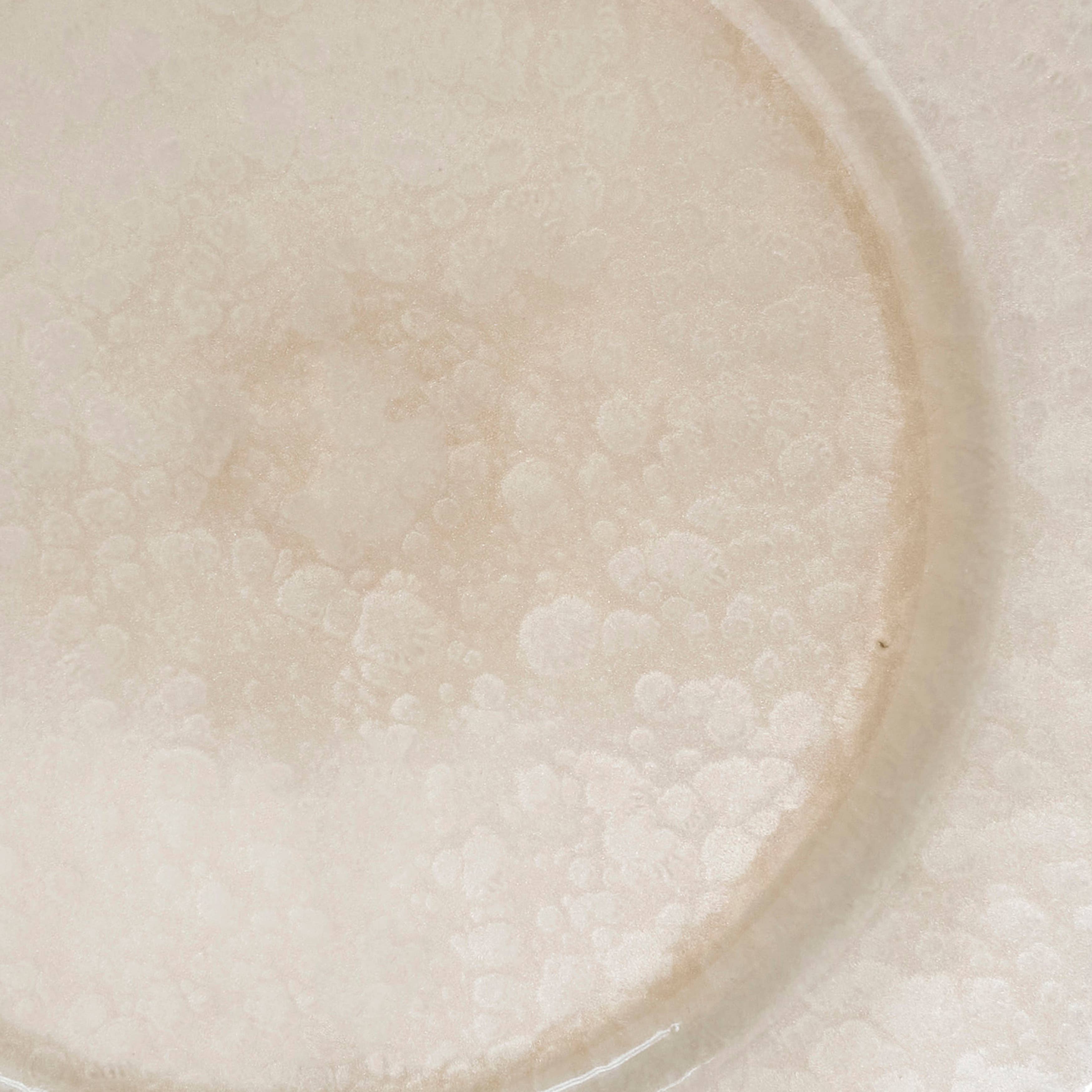 Saro Lifestyle - Wholesale Charger Plate - Soft Glow Faux Mother of Pearl Charger Plate8