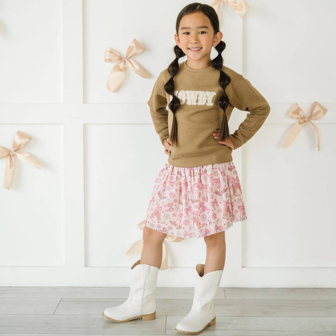 Sweet Wink - Wholesale Tutu - Kids - Coquette Cowgirl Tutu - Girls Clothes - Western Apparel1
