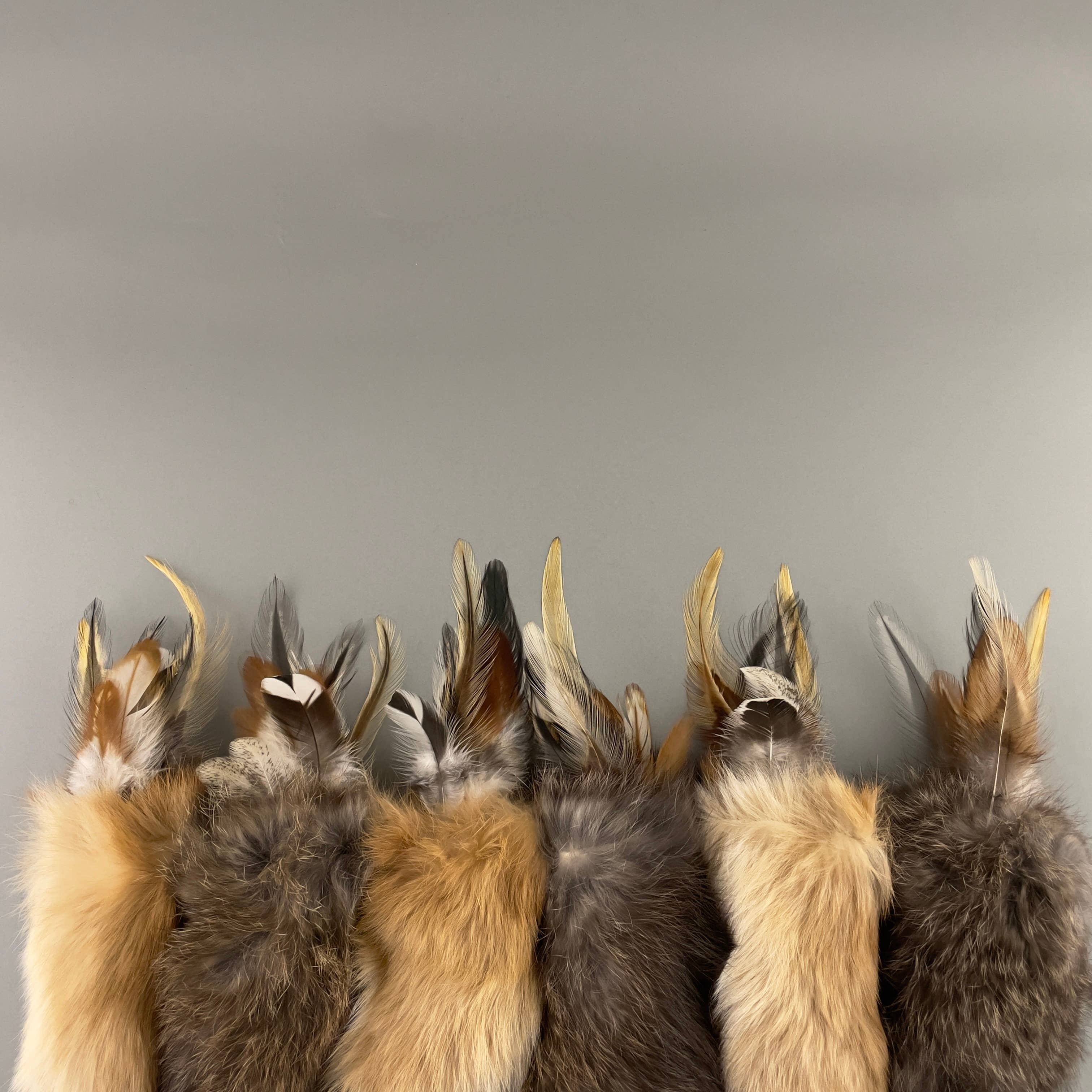 Pawsome Pet Toys - Wholesale Pet Toy - Cat - Rabbit Fur and Feathers Cat Kicker Toy, Handmade Cat toy1