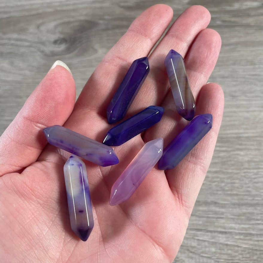 Keystone Crystals - Wholesale Spiritual Stone/Crystal - Small Gemstone Double Terminated Carved Crystal Wands10