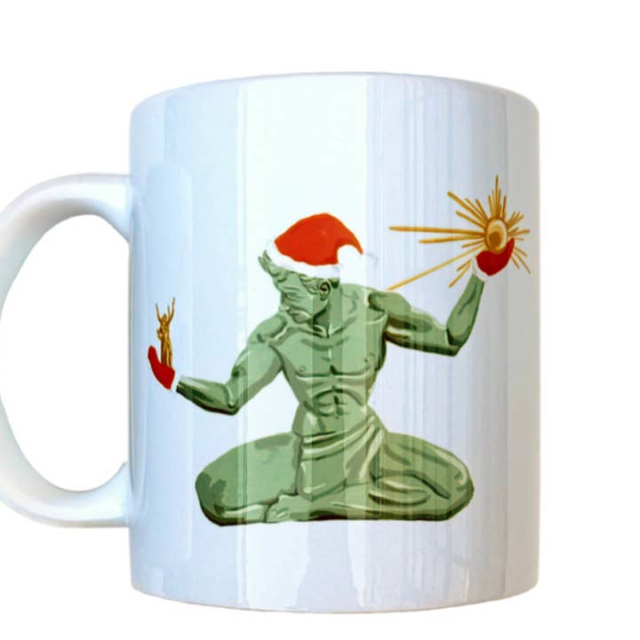 Christmas Spirit of Detroit Mug for wholesale by City Bird