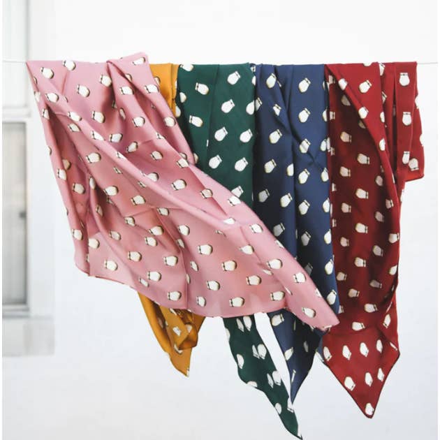 B.Yellowtail - Wholesale Scarf - Women's - Elk Ivory Silk Scarf