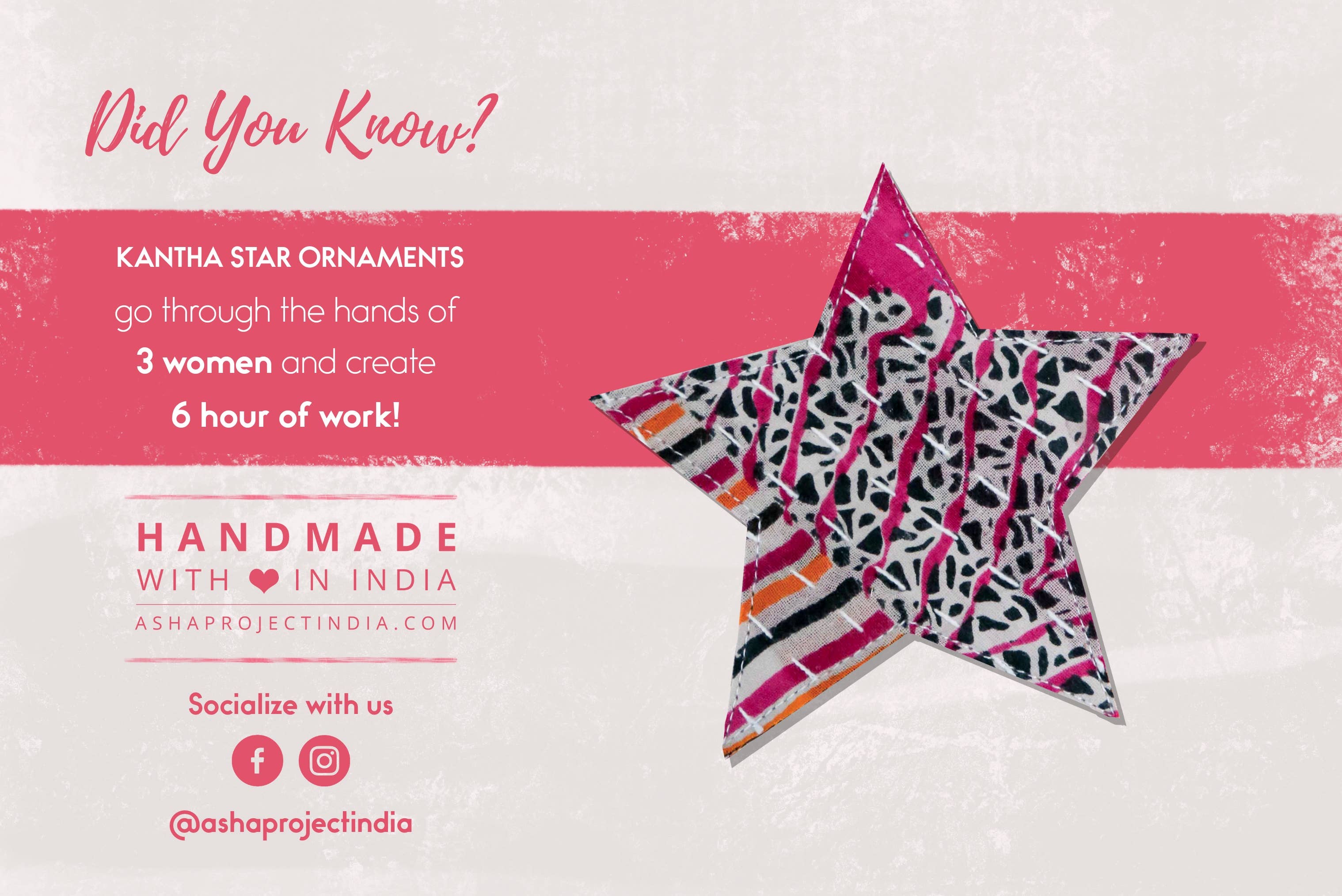 Asha Project - Wholesale Ornament - Kantha Christmas Ornaments | Star7