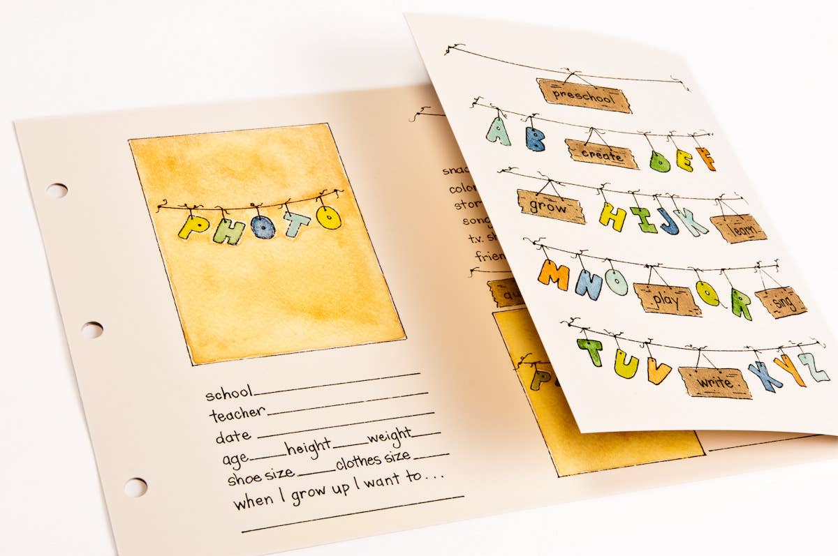 Hugs and Kisses XO – Engroshandel Mindebog - Børn og baby – Skoledage - Skole Memory Book1