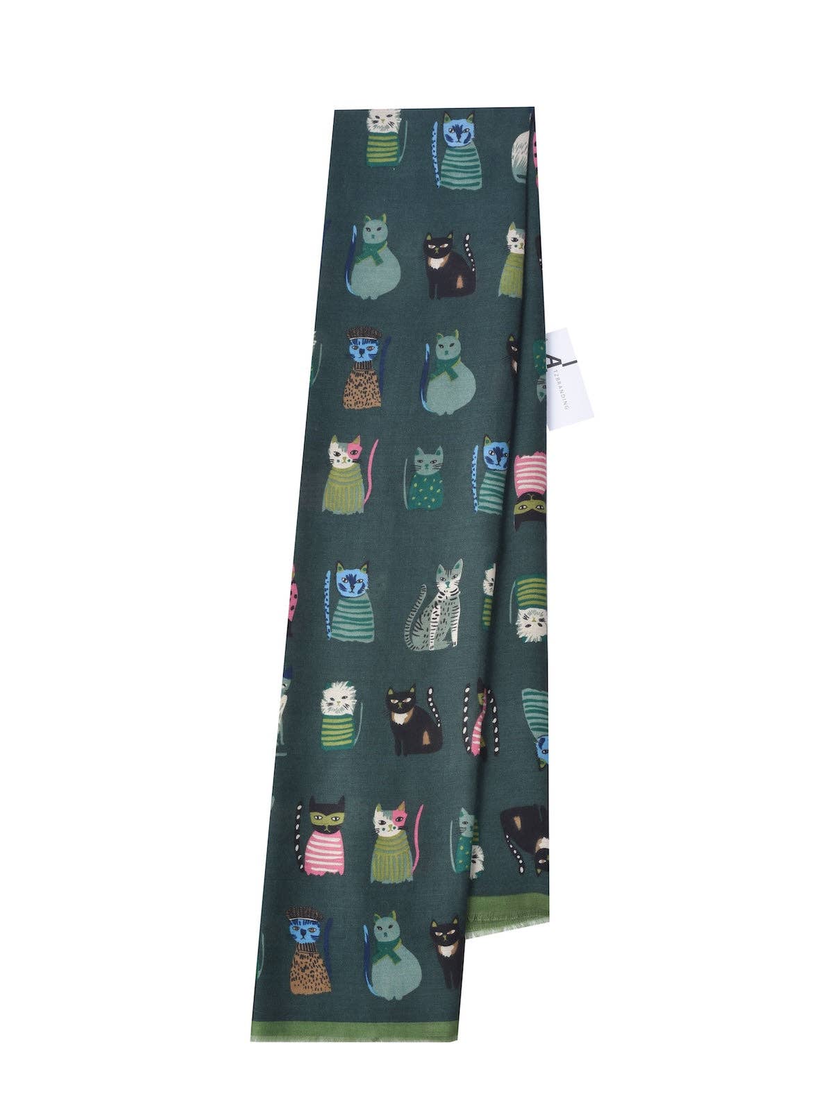 Funkyrel® Atzbranding Limited - Wholesale Scarf - Women's - Scarvii - Cute Cartoon Cat Pattern Scarf5