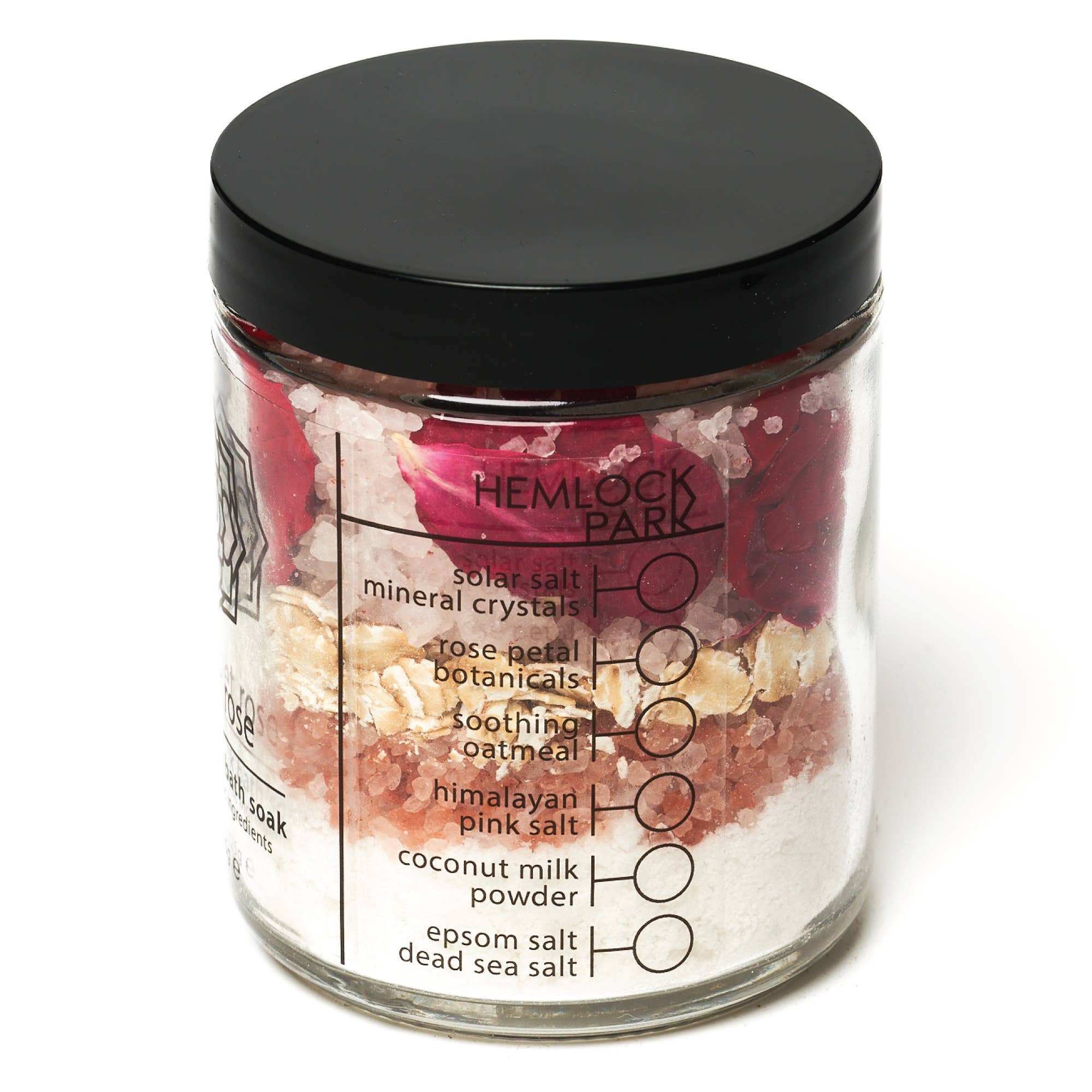 Hemlock Park - Wholesale Bath Soak/Milk - Scarlet Rose | Coconut Milk Mineral Bath Soak2