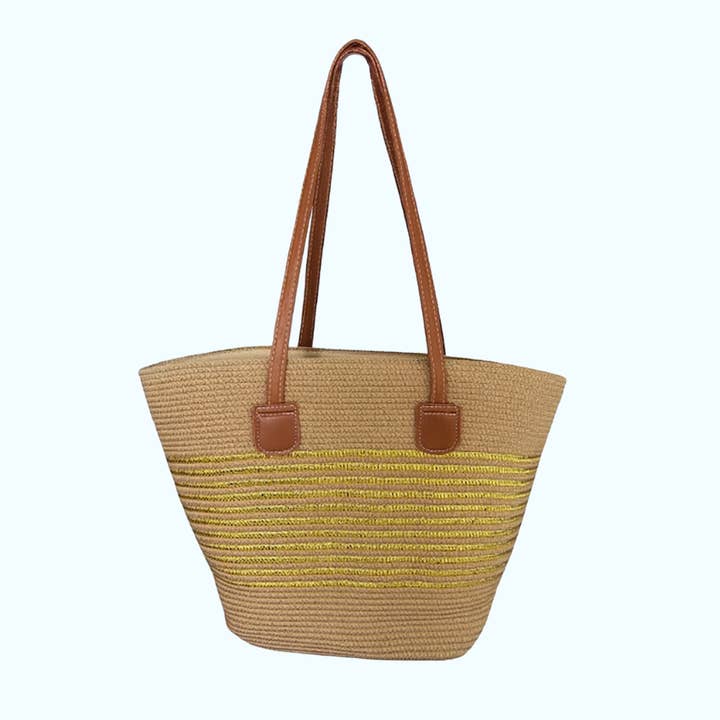 Bolso de playa Noosa Khaki Vera May para venta al por mayor de VeraMay