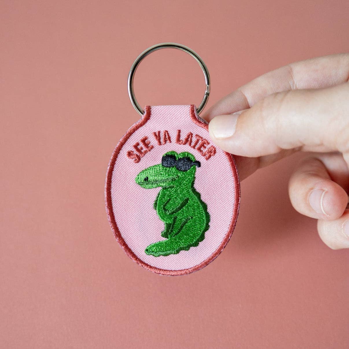 Lindy Stark Designs – wholesale Keychain – Women's – Later Gator Embroidered Keychain3