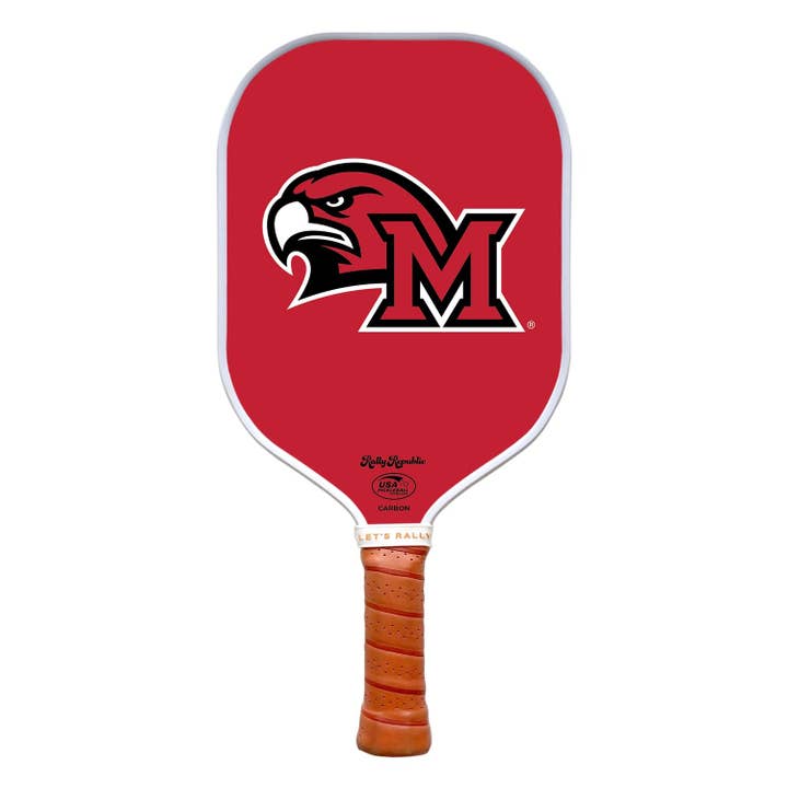 Pickleballpeddeltje M met rood logo van Miami University (B2B) voor wholesale door Rally Republic