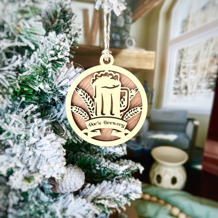 Stad Woodlands - Wholesale Ornament - Brewery Ornament - Personalized Craft Beer Ornament
