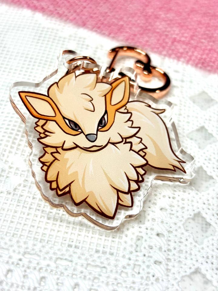 Arcanine sleutelhanger | Pokemon Generation One voor wholesale door Winterra LLC