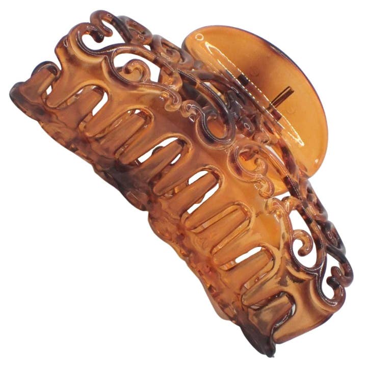 Topkids Accessories – wholesale Hair clip – Women’s – 9cm Black or Brown Tort Hair Claw Clip, Detailed Hair Claw for Women & Girls, Thick Hair Claw, Hair Clips Women Claw Clips, Medium Clamps & Claws for Thick Hair24