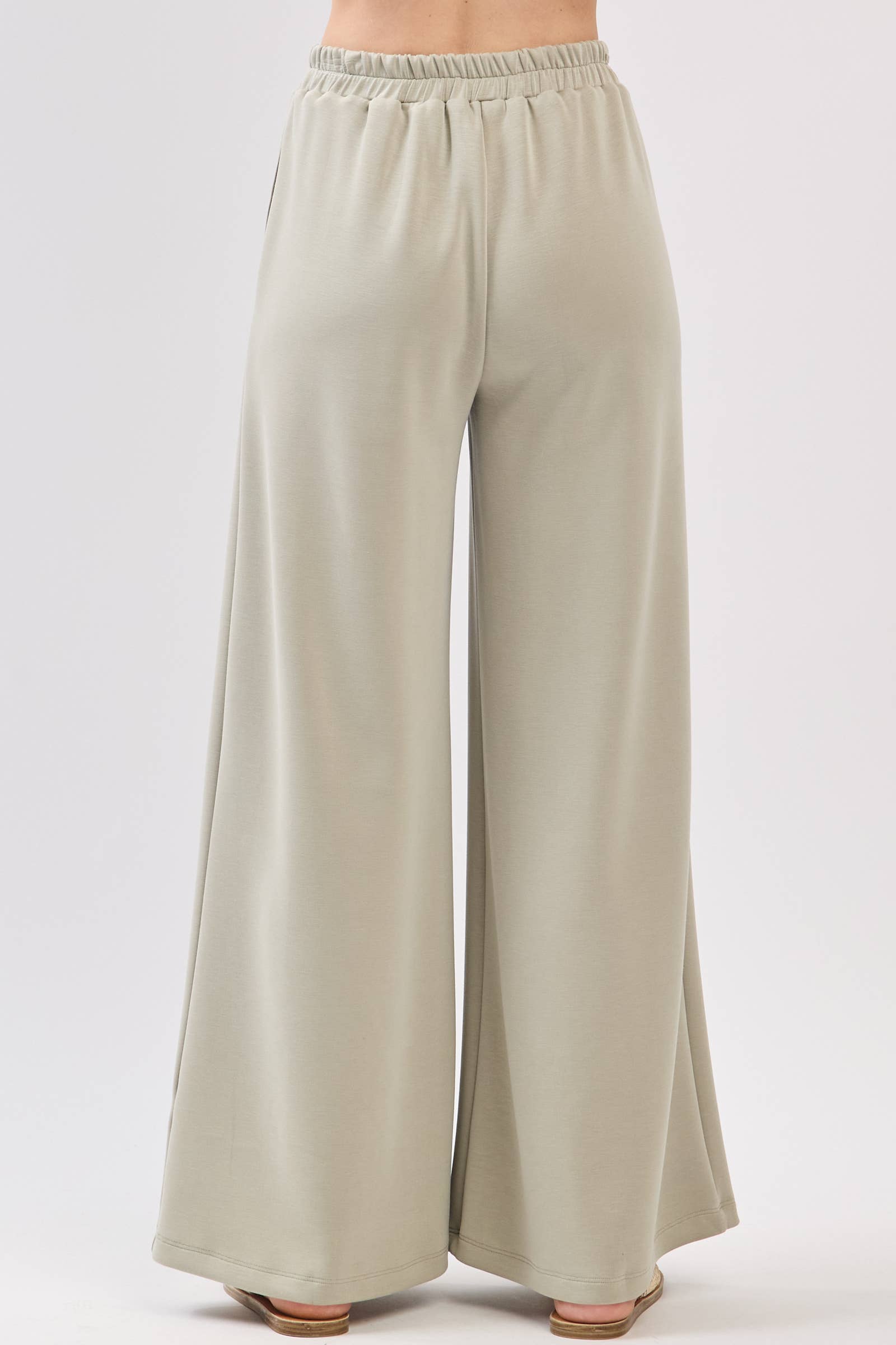Final Touch - Wholesale Pants - Women's - Modal Jersey Wide Leg Pants - NP703375