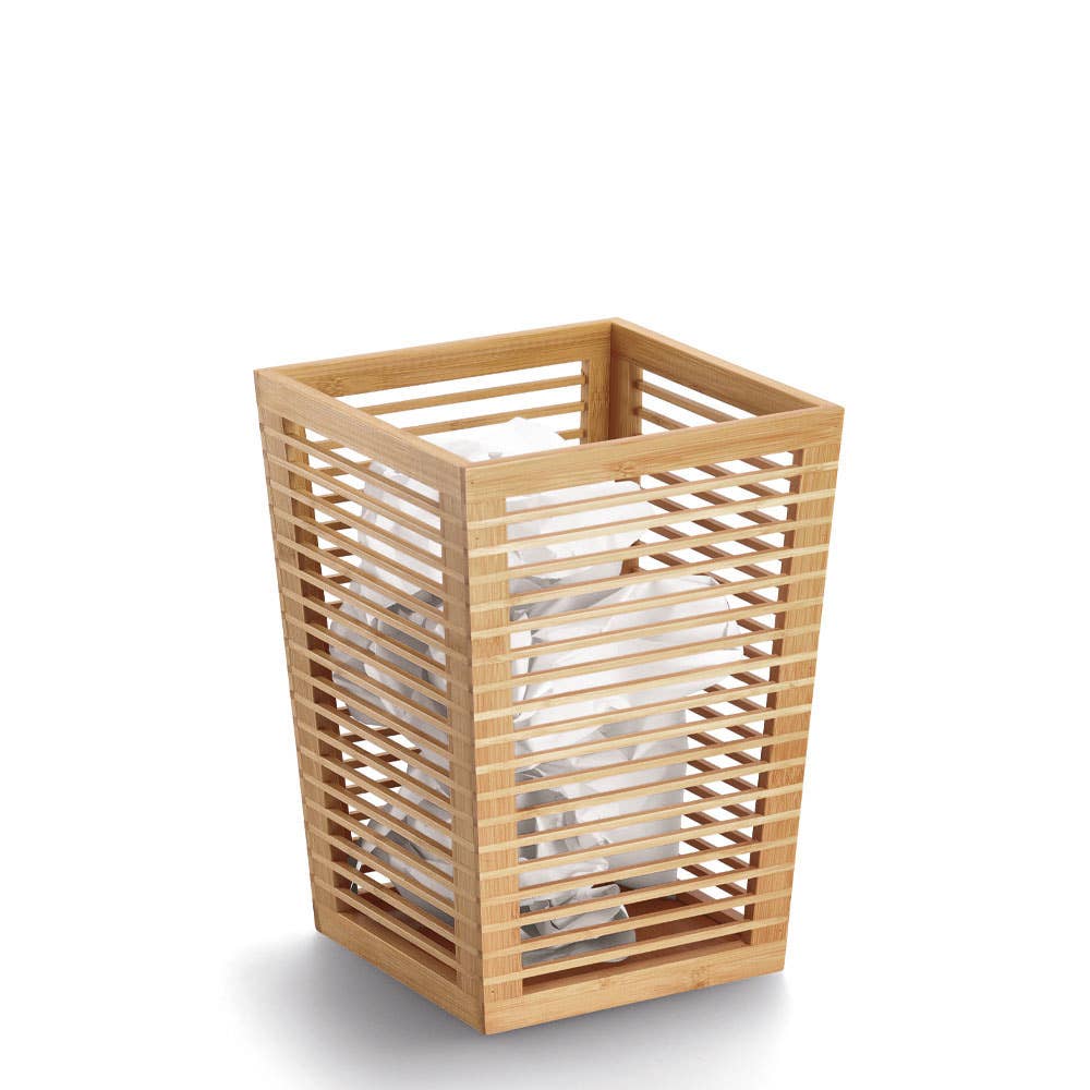 nature Recycle bin, bamboo for wholesale on Faire1