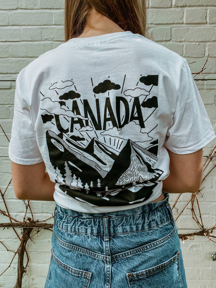 BrollyWeather – wholesale Screen printed t-shirt – Men′s – Screen Printed Canada T Shirt | Travel T Shirt | Unisex Tee3