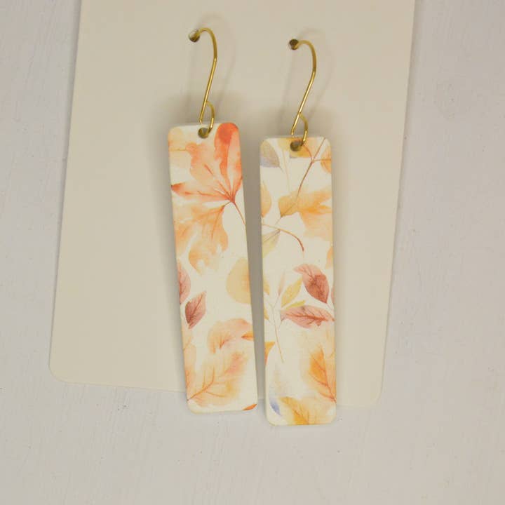 Brincos Outono, Brincos Folhas, Brincos Acrílico por atacado de The Adorned Fox