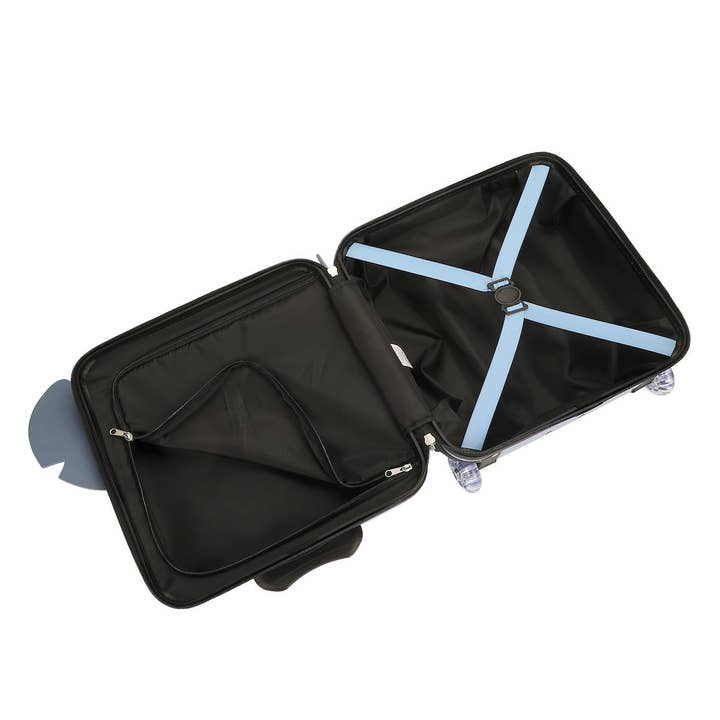 Bioworld Merchandising - Wholesale Luggage - Lilo & Stitch Stitch Character Face Blue 15” Novelty Luggage2