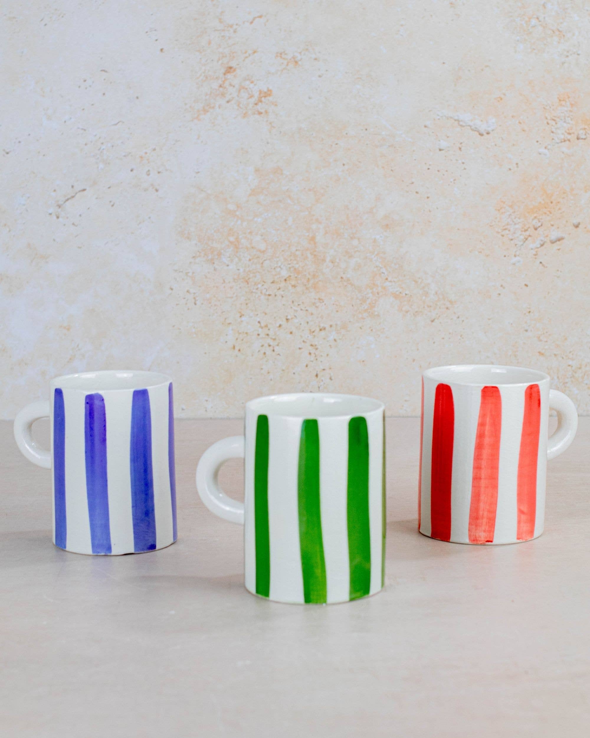 Maison Berber – wholesale Coffee mug – Moroccan Striped Mug3