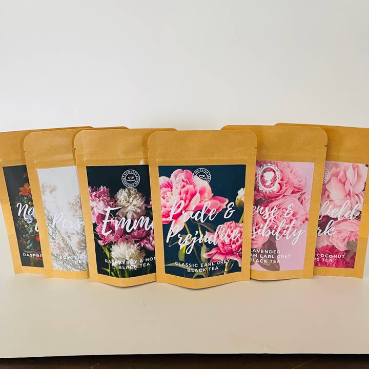 NovelTea Bookstore & Gifts – wholesale Loose tea – Jane Austen Inspired Loose Leaf Tea Collection Box4