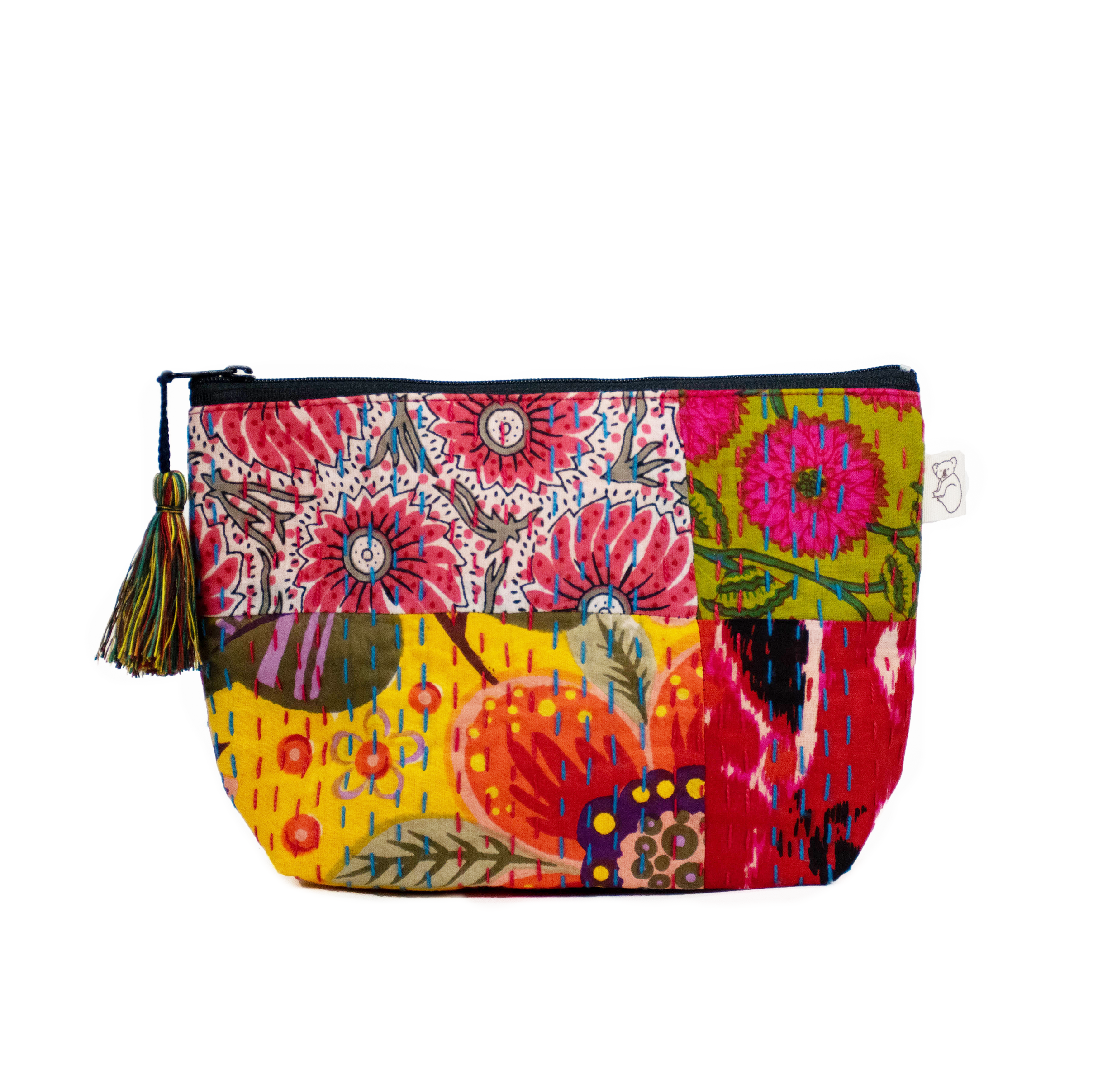 Quilted Koala - Vente Trousses de maquillage/cosmétique - Trousse de maquillage Boho - Multi-Bright Tone0