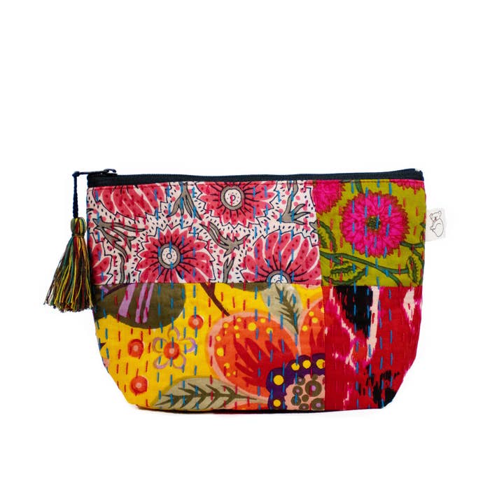 Quilted Koala - Vente Trousses de maquillage/cosmétique - Trousse de maquillage Boho - Multi-Bright Tone