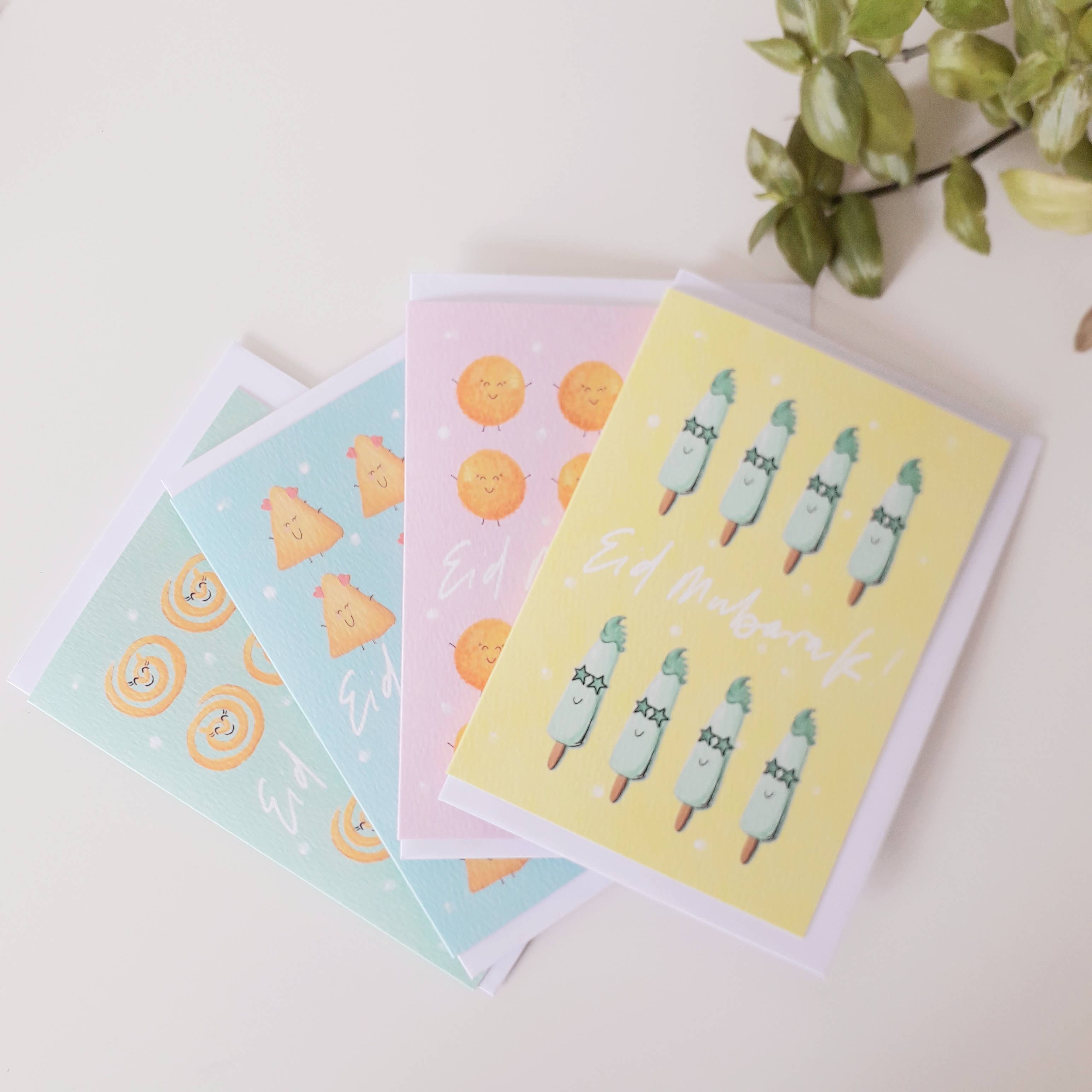 Halo Kits - Wholesale Eid & Ramadan Card - Kulfi Eid Mubarak Card1