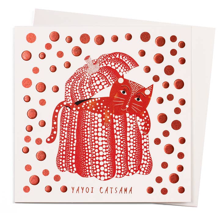 USTUDIO Design – Engroshandel Hverdagshilsen kort – Yayoi Catsama | Art Pun lykønskningskort | Niaski
