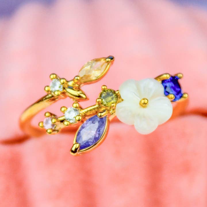Vibrant Flower Ring for wholesale by MiniDes