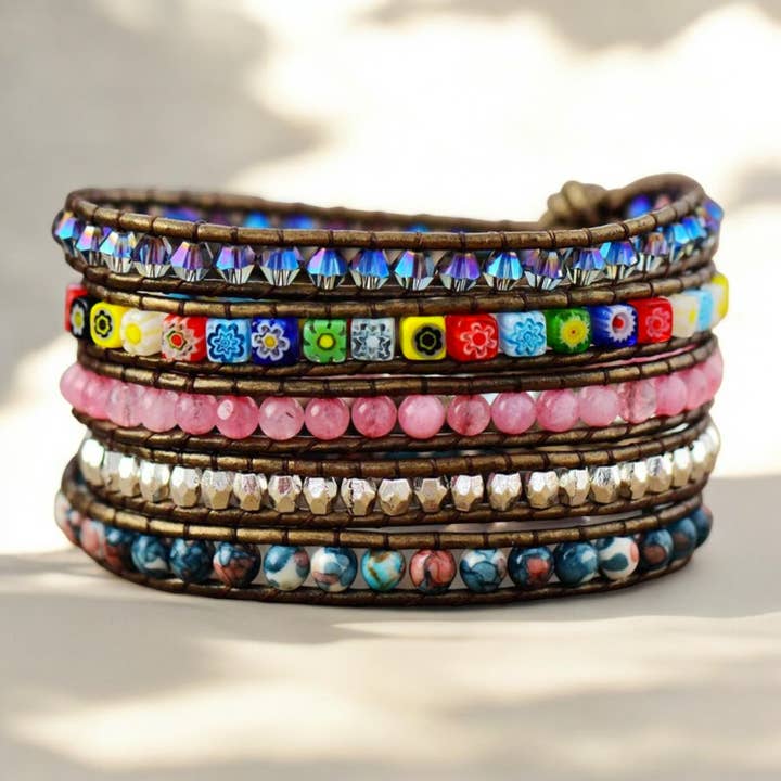 Cape Diablo – Großhandel Perlenarmband – Heilendes Blumen-Schutz-Wickel