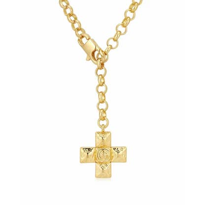 Gooddiy - Wholesale Link & Chain Necklace - Plated Retro Cross Plating Pendant Necklace wholesale1
