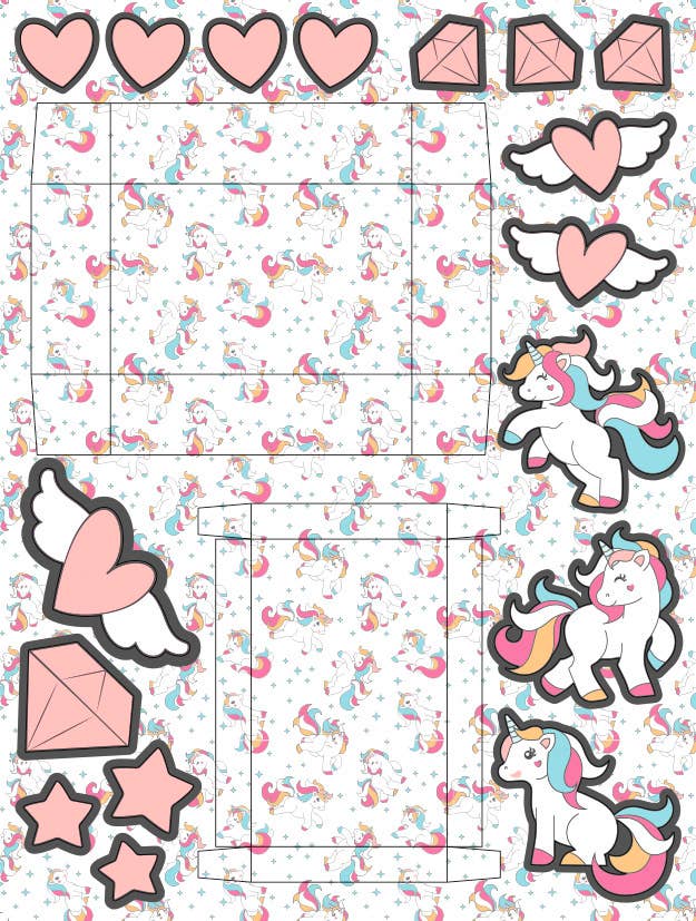 URSUS® / Buntpapierfabrik Ludwig Bähr GmbH & Co. KG - Wholesale Gift Box - "Unicorn" Gift Box Set5