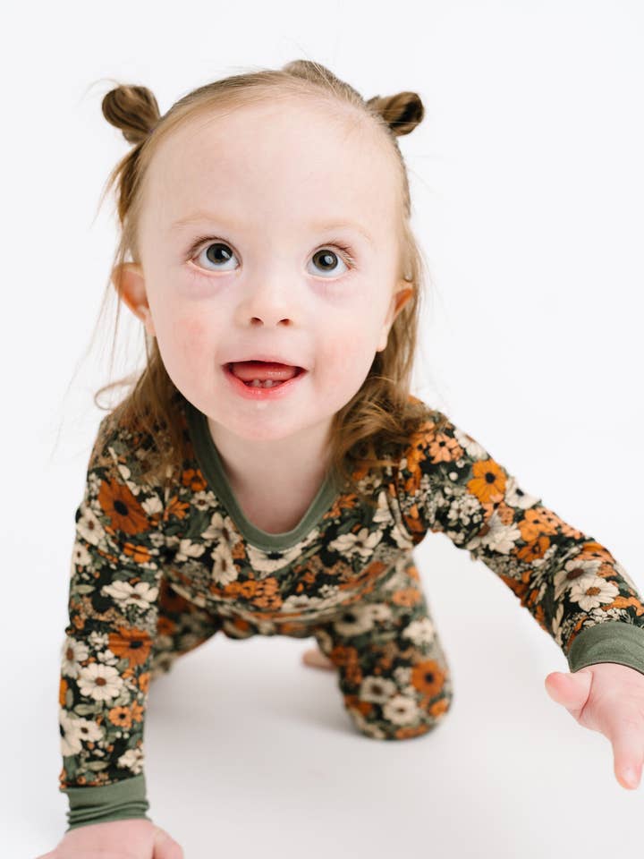 Little One Shop - Wholesale Sleepwear Set - Kids - Rustic Blooms Bamboo Set6