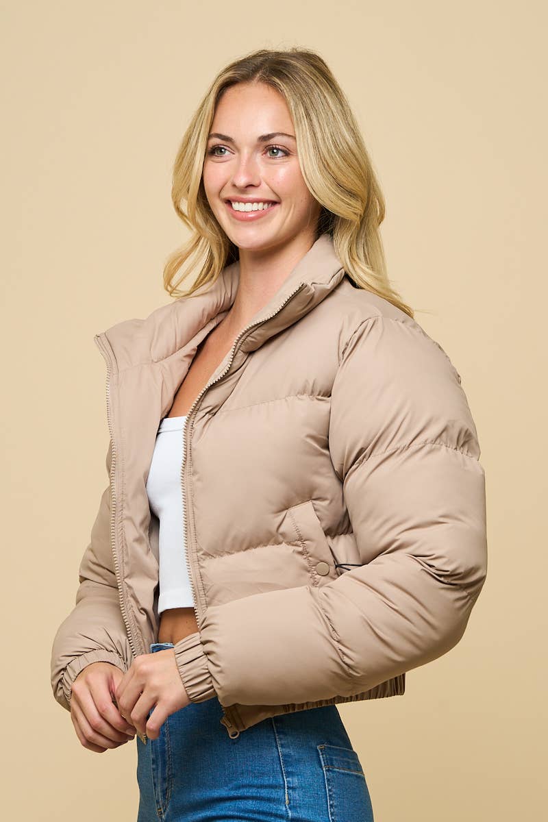 ANWND – Puffer Jacket - Mulher por atacado – Jaqueta Puffer Curta Acolchoada25