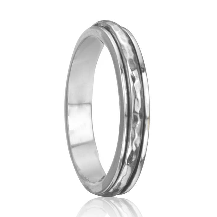 Anel de Meditação Prana em Prata de 1ª Lei por atacado de MeditationRings