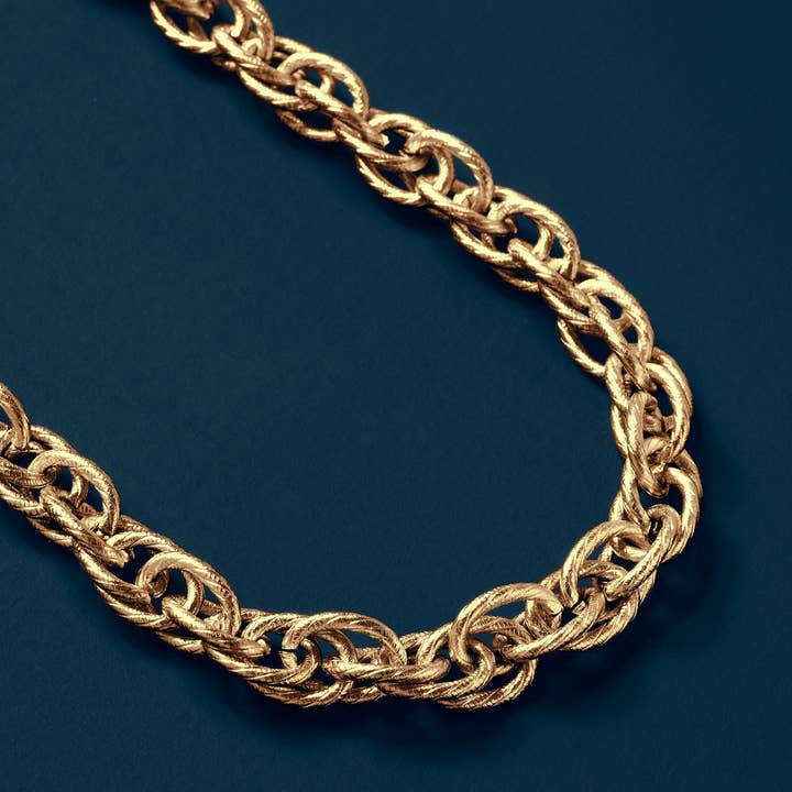 We Are All Smith - Wholesale Link & Chain Necklace - Men's Gold CHUNKY Thick Rope Chain Necklce