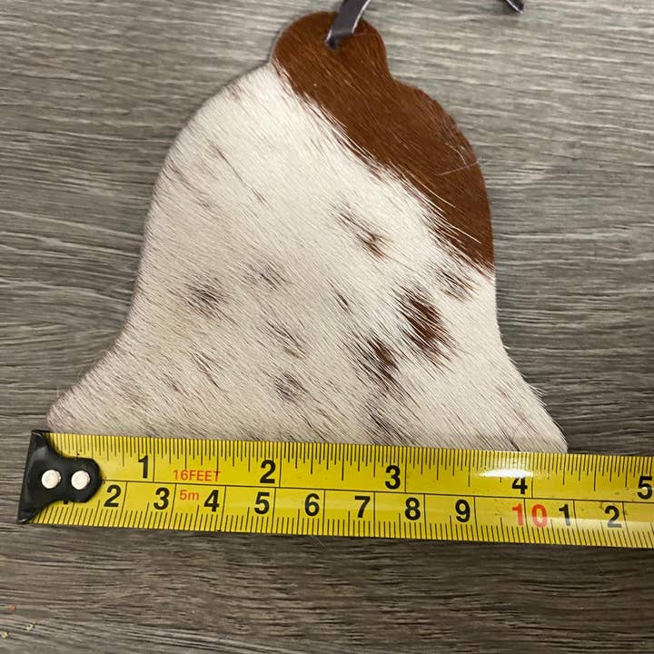 Cowhide Texas Store Inc - Wholesale Ornament - Rustic Cowhide Handcrafted Western Double-Sided Ornaments1