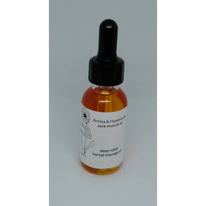 Hypericum og Arnica Muscle Rub for engroshandel hos Loomis Hill Botanics
