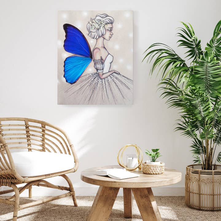 Dronning Fae - Lærredstryk for engroshandel hos Anise Designs