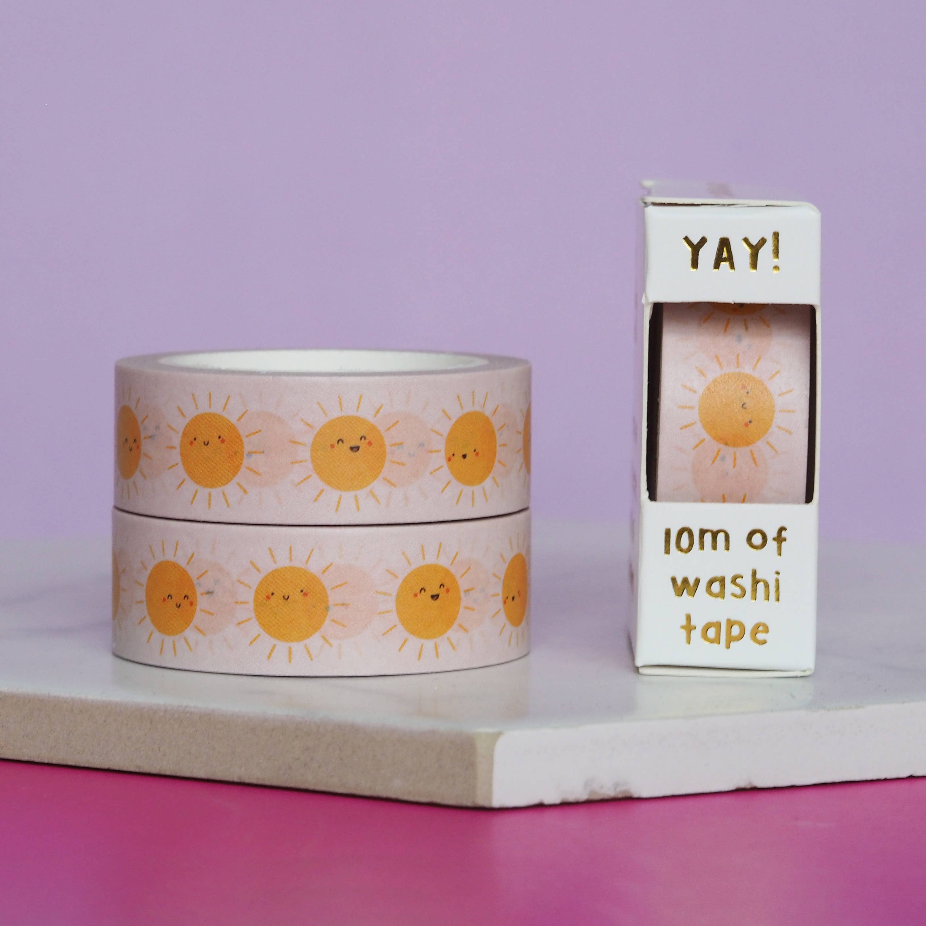 Nutmeg and Arlo - Wholesale Washi Tape - Cheery Sunshine Washi Tape1