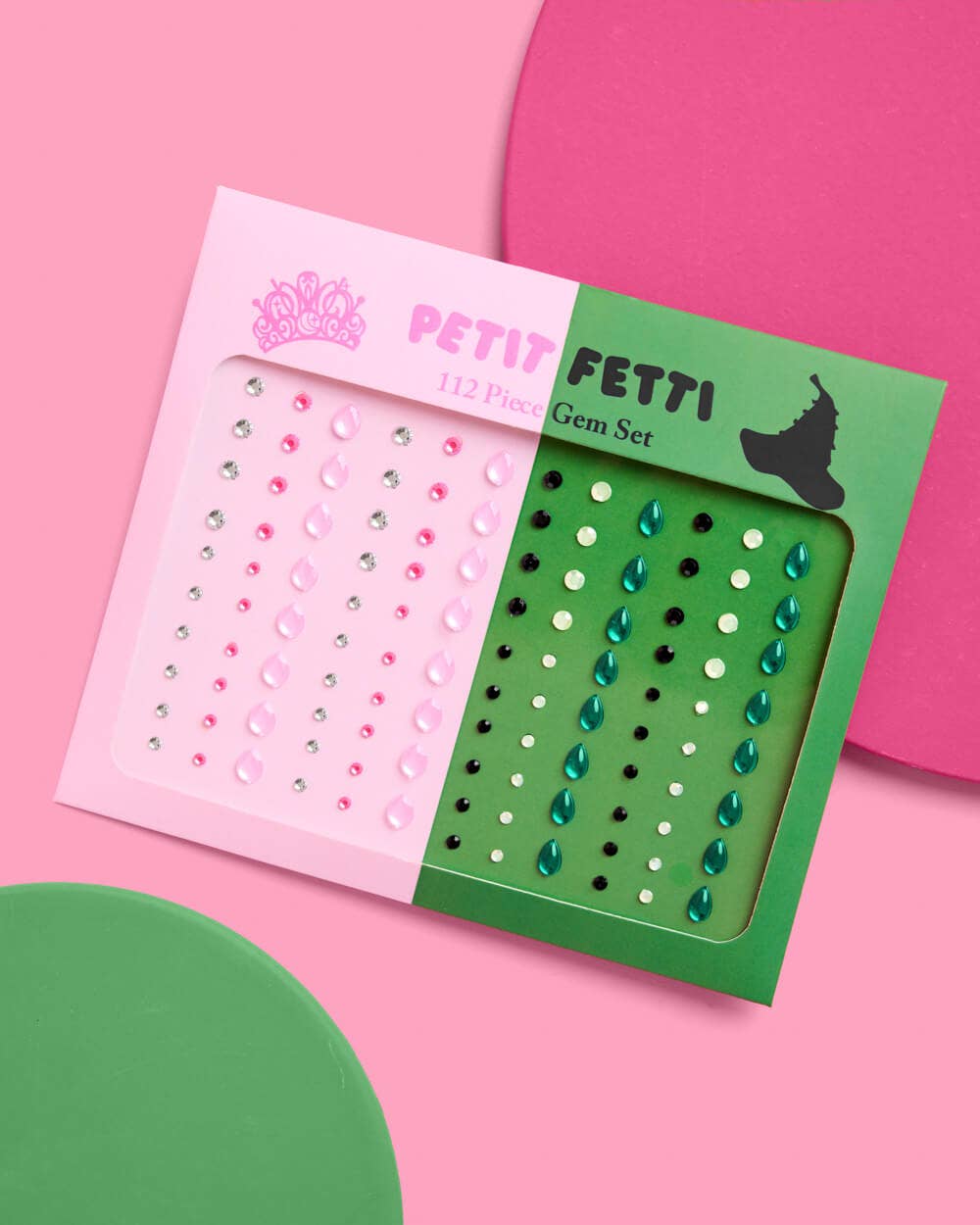xo, Fetti - Wholesale Temporary Tattoo - Pink and Green Witch Face Gems | Halloween makeup, sparkle1