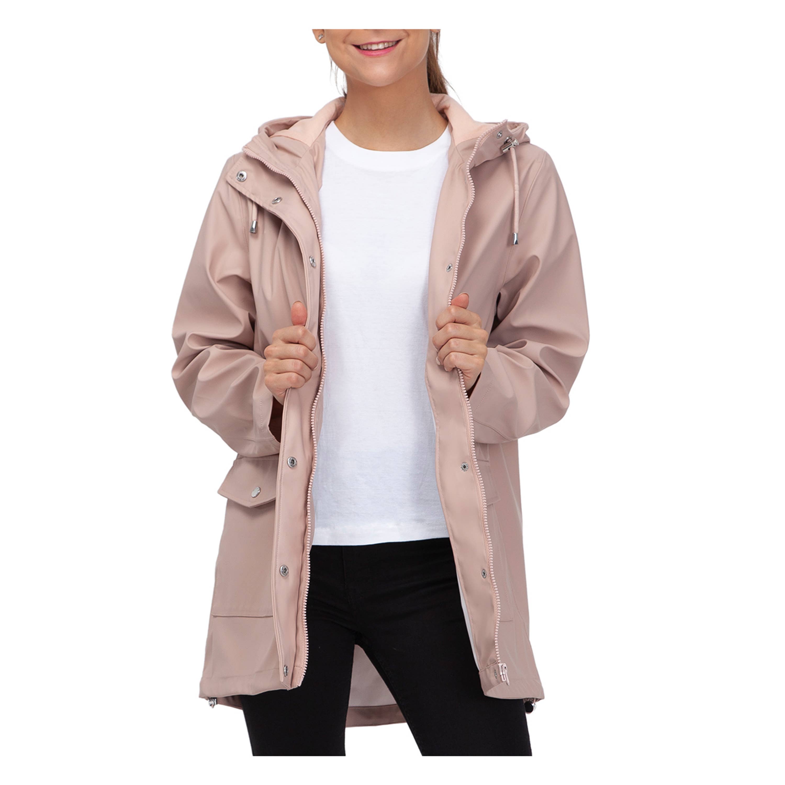 Rokka & Rolla - Wholesale Raincoat - Women's - Women's Waterproof Rain Coats Hooded Jackets2