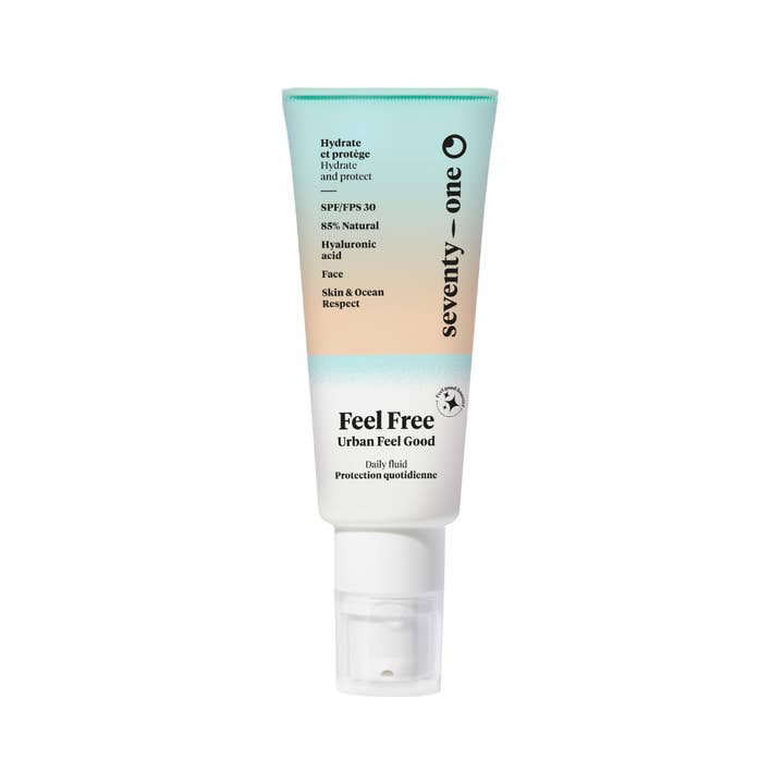 SEVENTYONE PERCENT - Venta al por mayor Crema hidratante con protección solar - Crema facial «Feel Free» SPF30 - 40 ml
