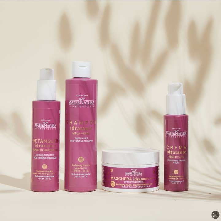 MaterNatura - Wholesale Hair Shampoo - Moisturizing green apple shampoo CURLY HAIR4