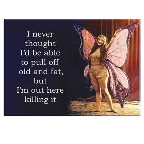 Imán rectangular I'm Killin It Fairy para venta al por mayor de Badge Bomb