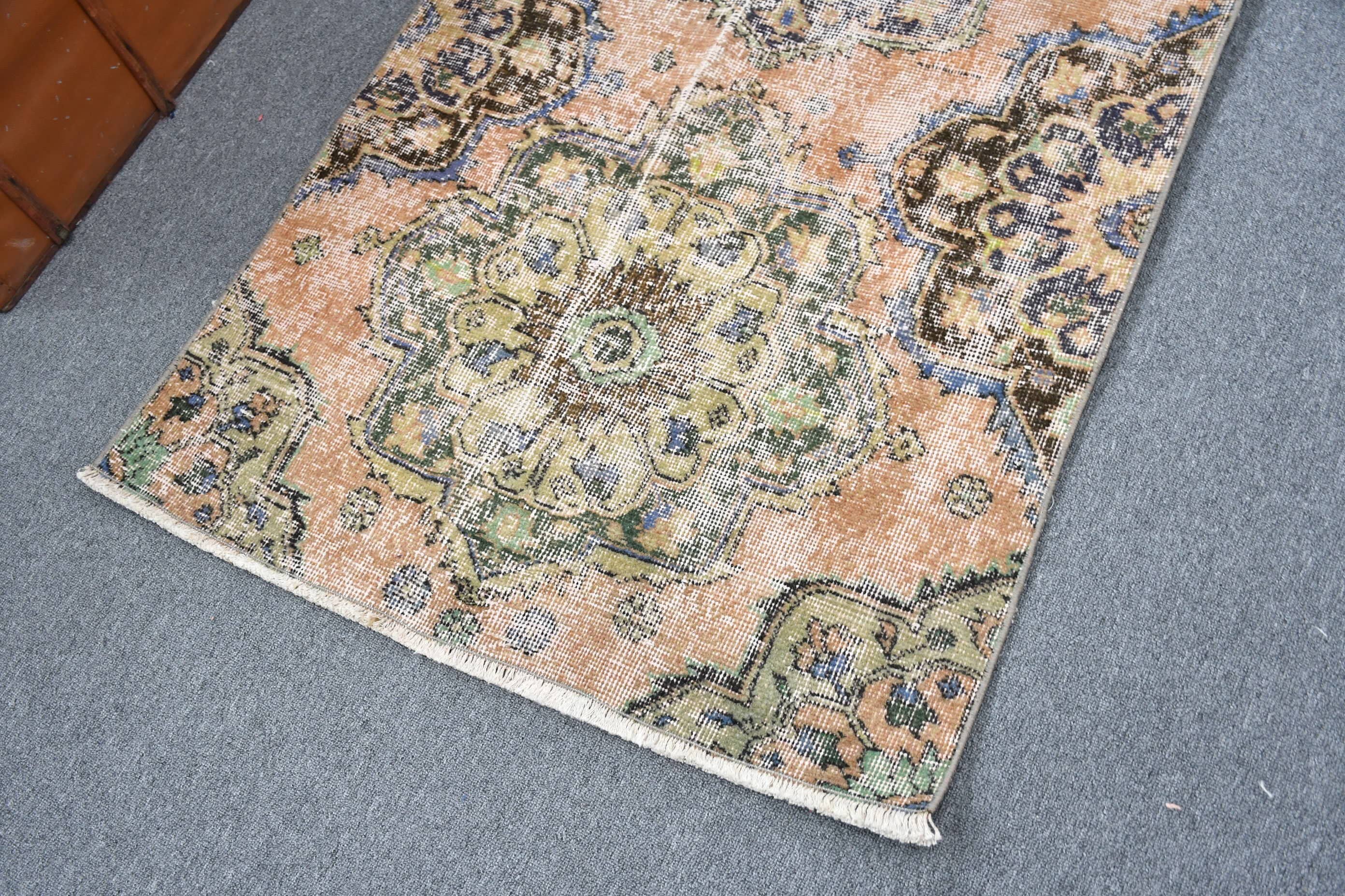 The Loom Wholesale – wholesale Rug pad – Vintage Beige & Green Wool Rug - Handmade Classic Design7